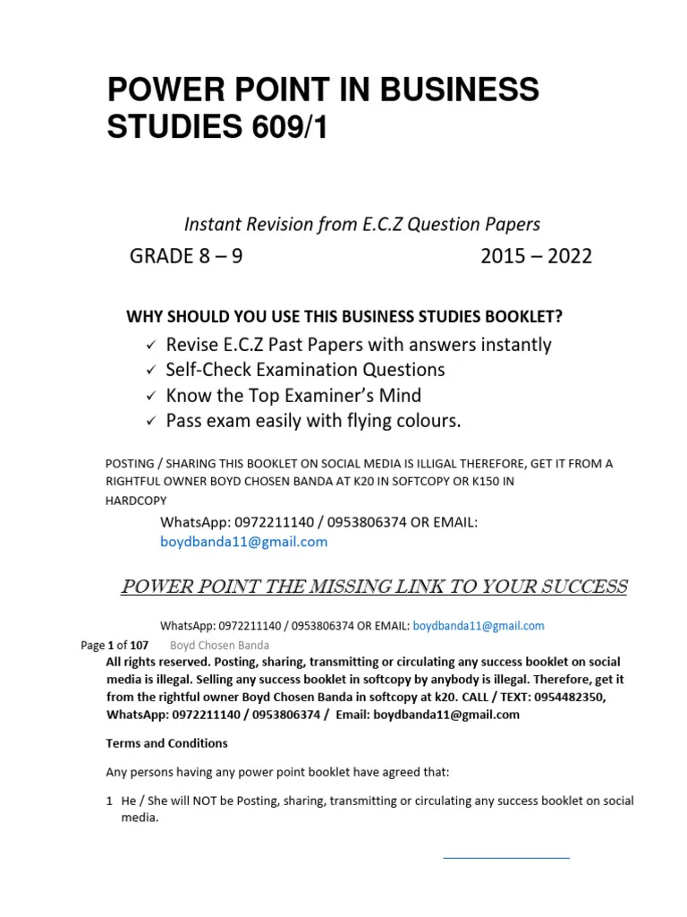 Methods Of Teaching Business Studies Exam Past Paper Exam Past Paper