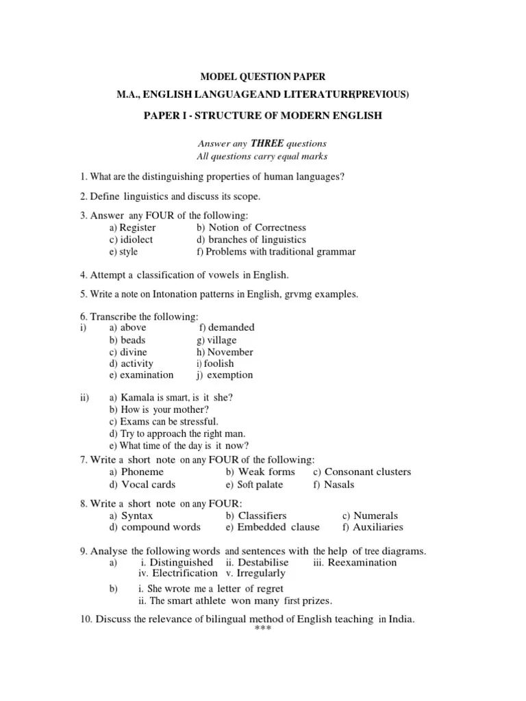 Aspects-Of-Modern-English-Grammar-And-Usage-Exam-Past-Paper-Mpya-News