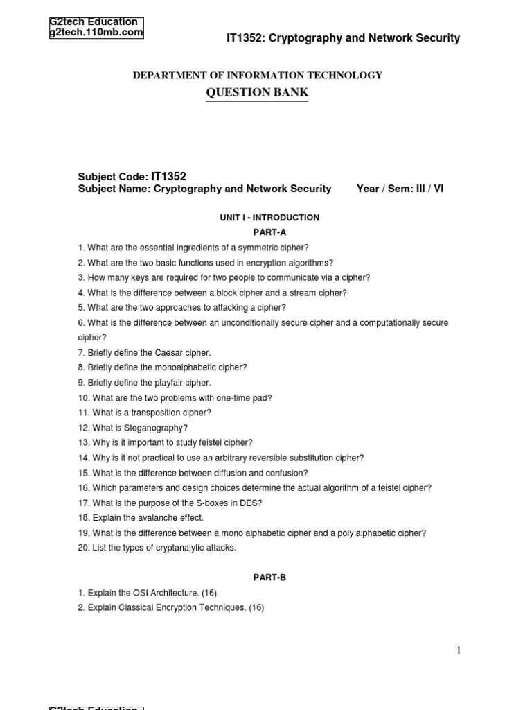 Download Applied Cryptography And Network Security Exam Past Paper