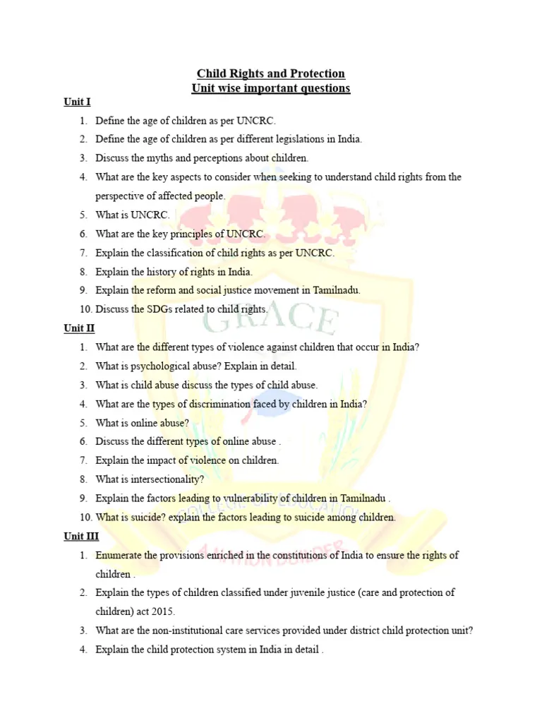 Right-Of-Children-And-Welfare-Exam-Past-Paper-Mpya-News