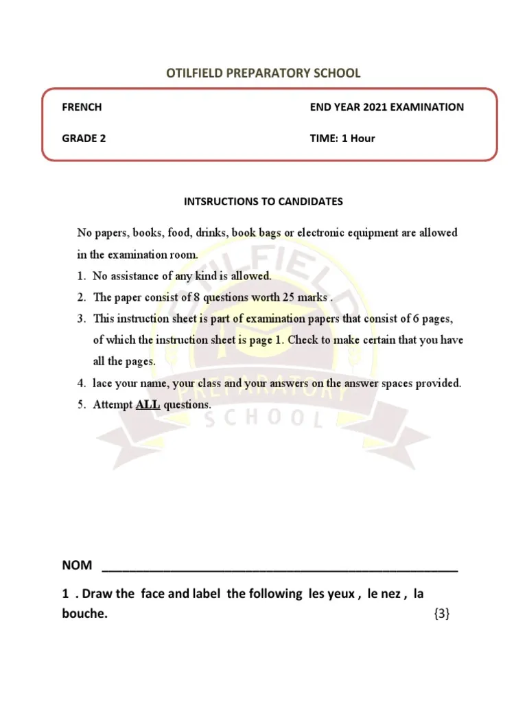 Formal-French-Grammar-Exam-Past-Paper-Mpya-News