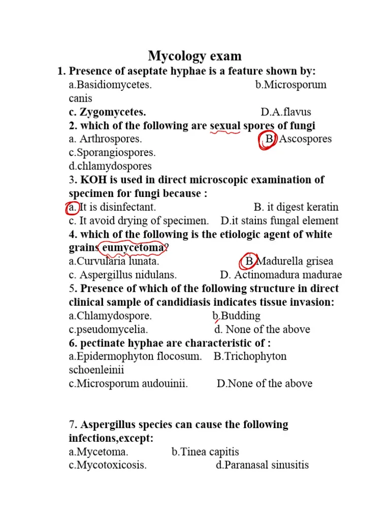 Medical-Mycology-Exam-Past-Paper-Mpya-News