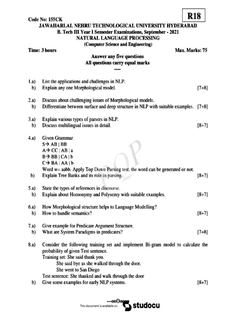 Natural-Language-Processing-Exam-Past-Paper-Mpya-News